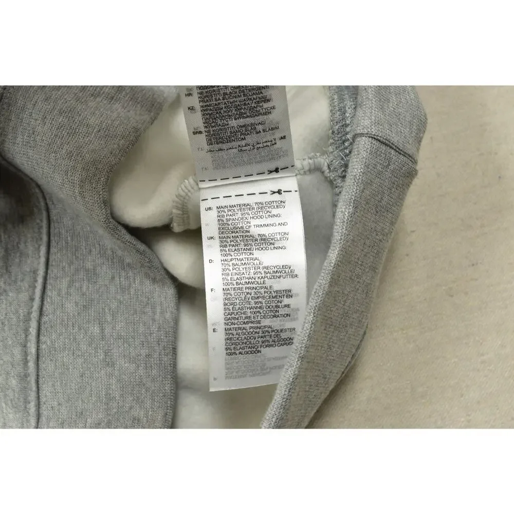 Adidas Originals Men's Essential Hoodie Trefoil Logo Pullover Gray Size M NEW
